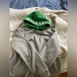 Valentino Anywhen green gray hoodie